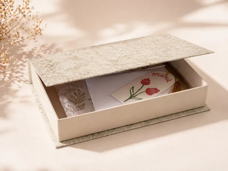 Caja premium tipo libro