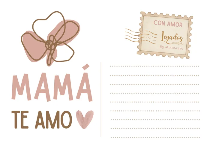 Tarjeta especial con sobre
